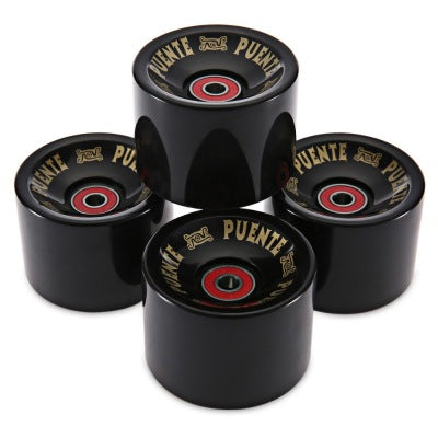 Skateboard Wheels And Red Cover-9 Bearing Combination