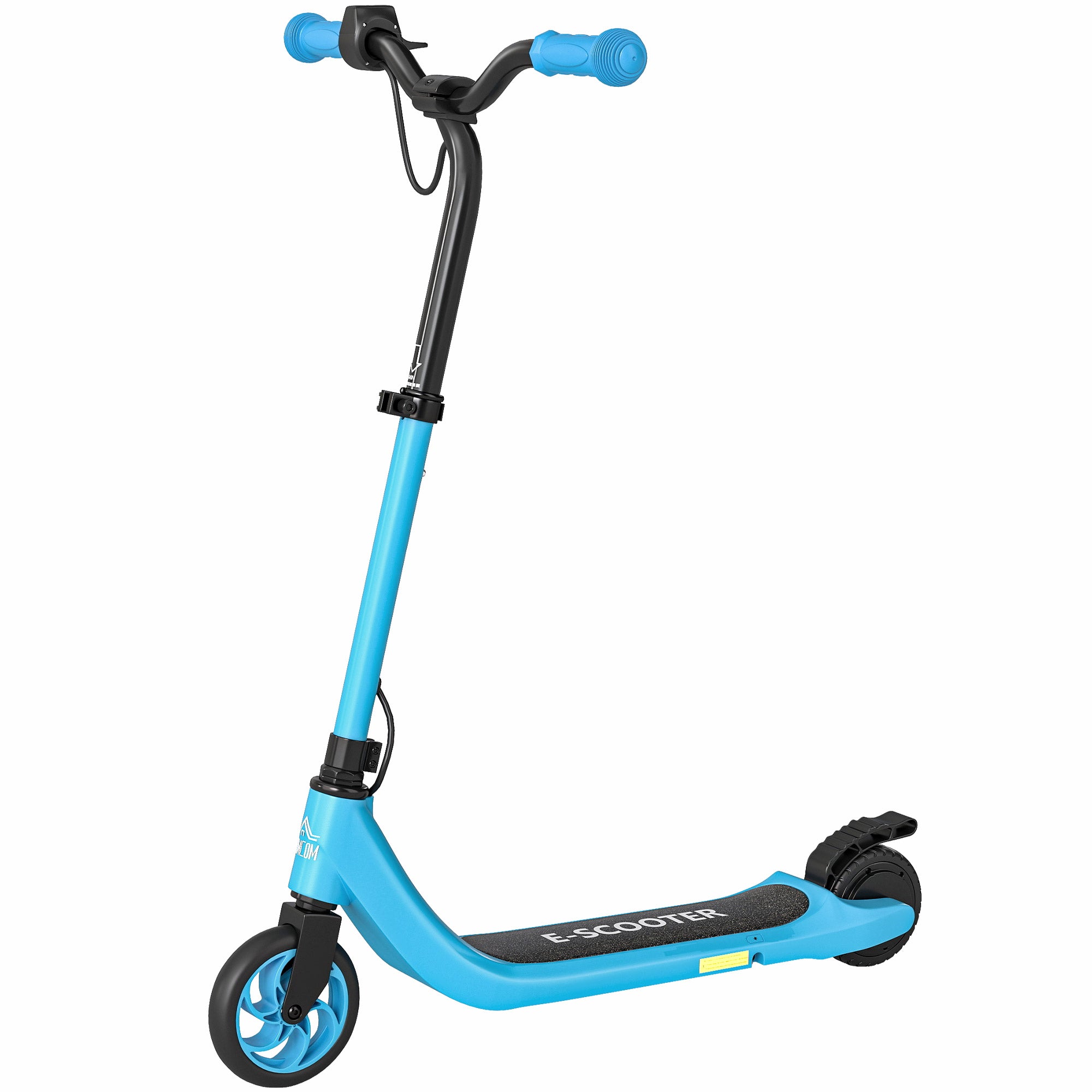 Kids Electric Scooter, Electric Scooters For Kids Ages 6+, 8 KM/H & 6 KM Lightweight E-Scooter, Adjustable Height, Rear Brake - Blue