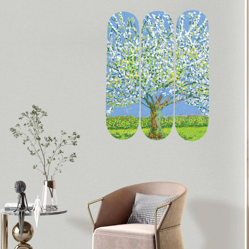 Decorative Skateboard Composition Board Wall Background Pendant